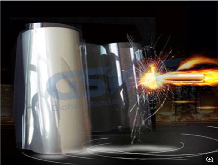 Eksplosionssikker Clear Security Window Film 12 Mil